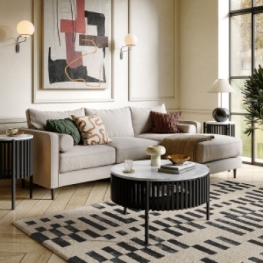 Soho Dining - Marble Top / Black