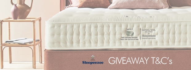 Sleepeezee Wool Deluxe 1200 Mattress Giveaway T&C's