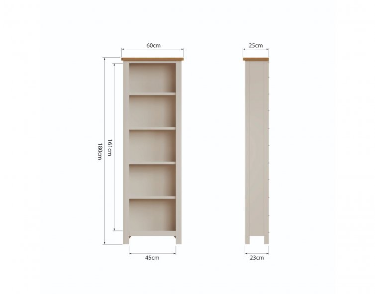 60cm tall deals bookcase