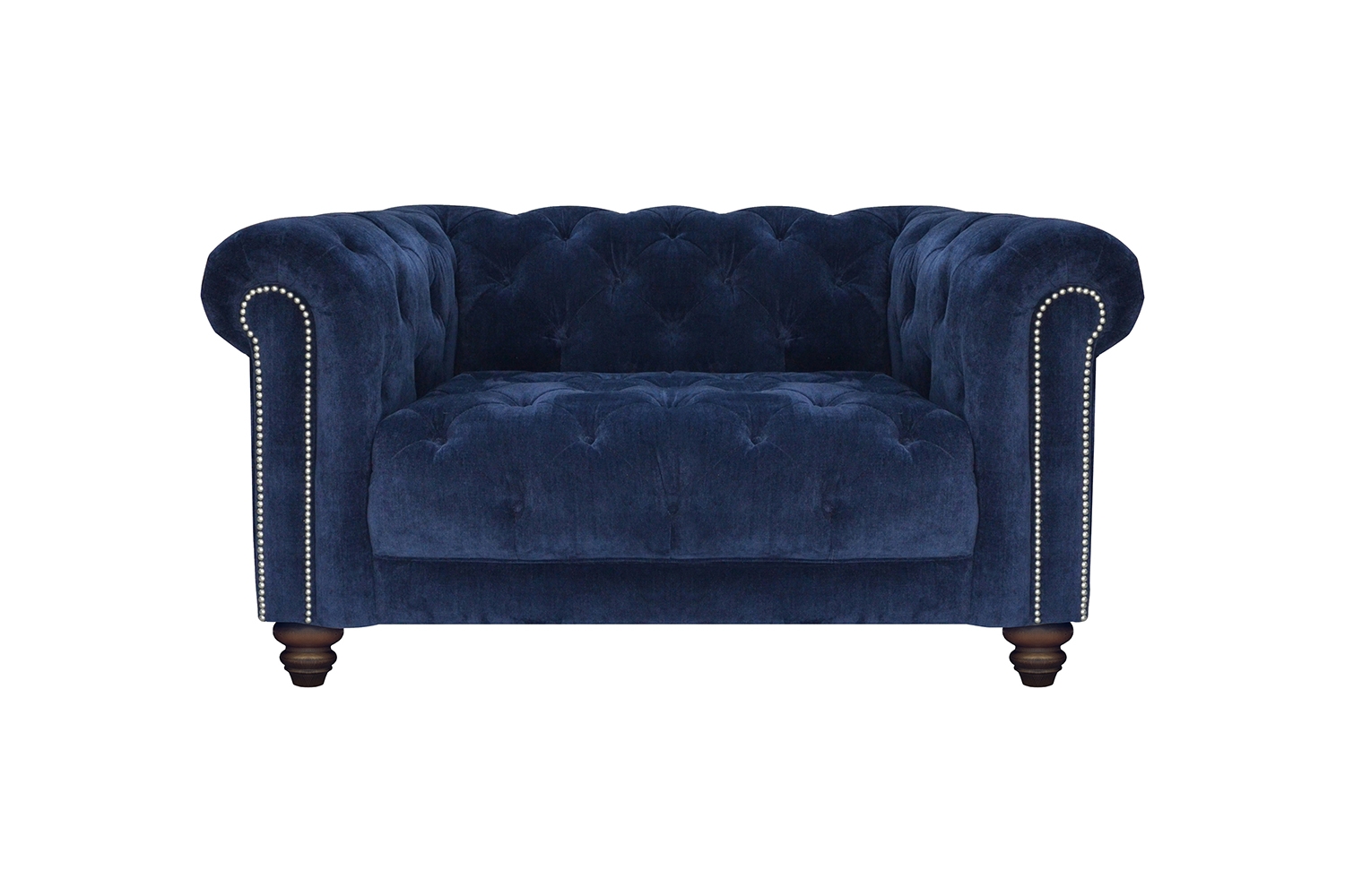 Alexander & James Stax Chesterfield Snuggler Chair - Furniture World