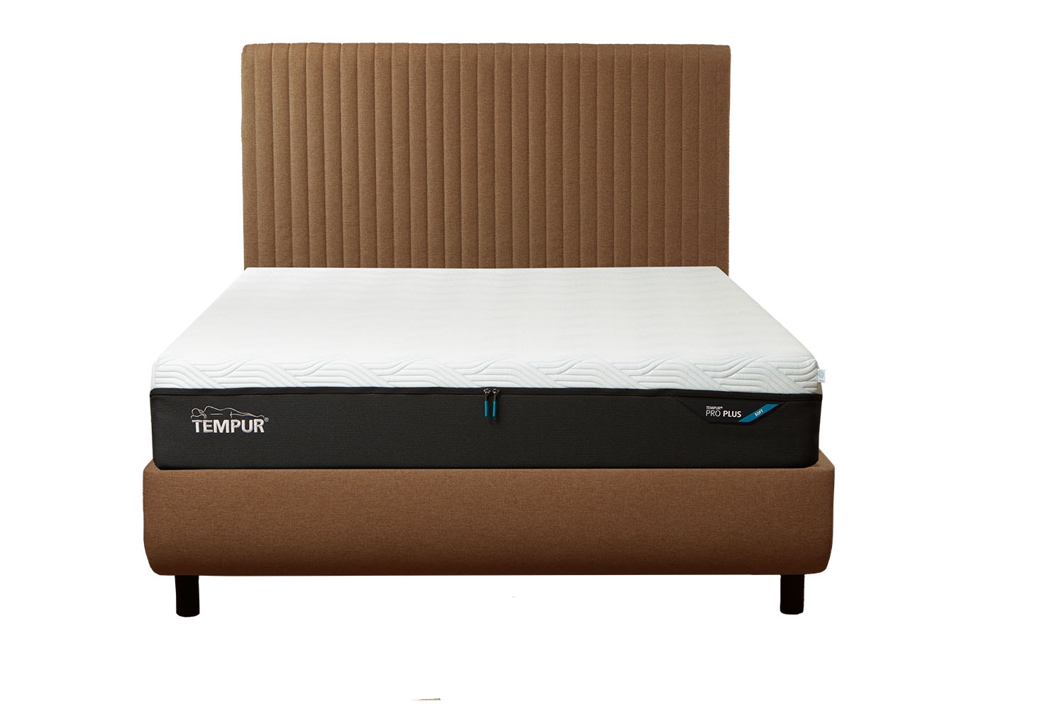 TEMPUR® Arc Slatted Ottoman Bed Frame with Vertical Headboard ...