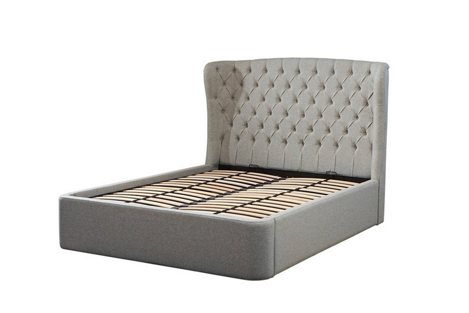 TEMPUR® Holcot Ottoman Bed Base in Shetland Mercury - Furniture World