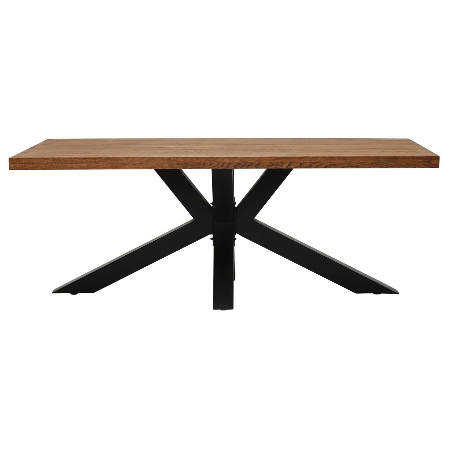 Samba Solid Oak 200cm Holburn Star Base Dining Table - Soho - Furniture ...