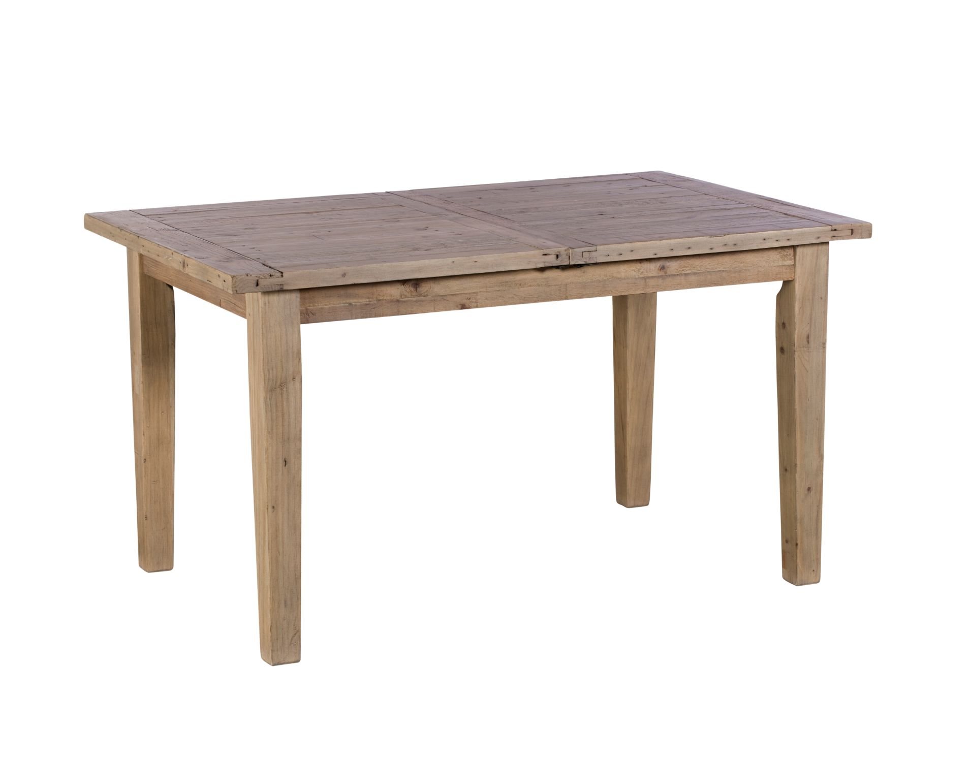 Malta Reclaimed Wood Extending Dining Table Valetta Furniture World