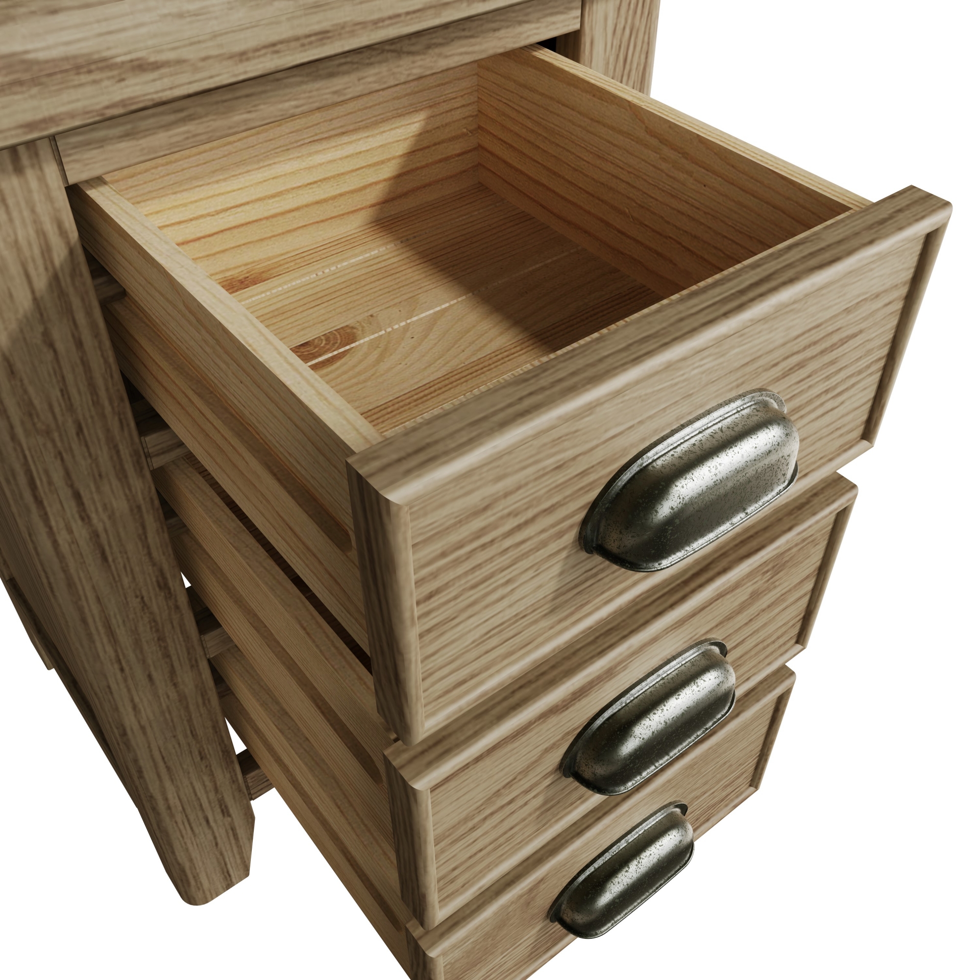 Smoked Oak Bedside Table Furniture World