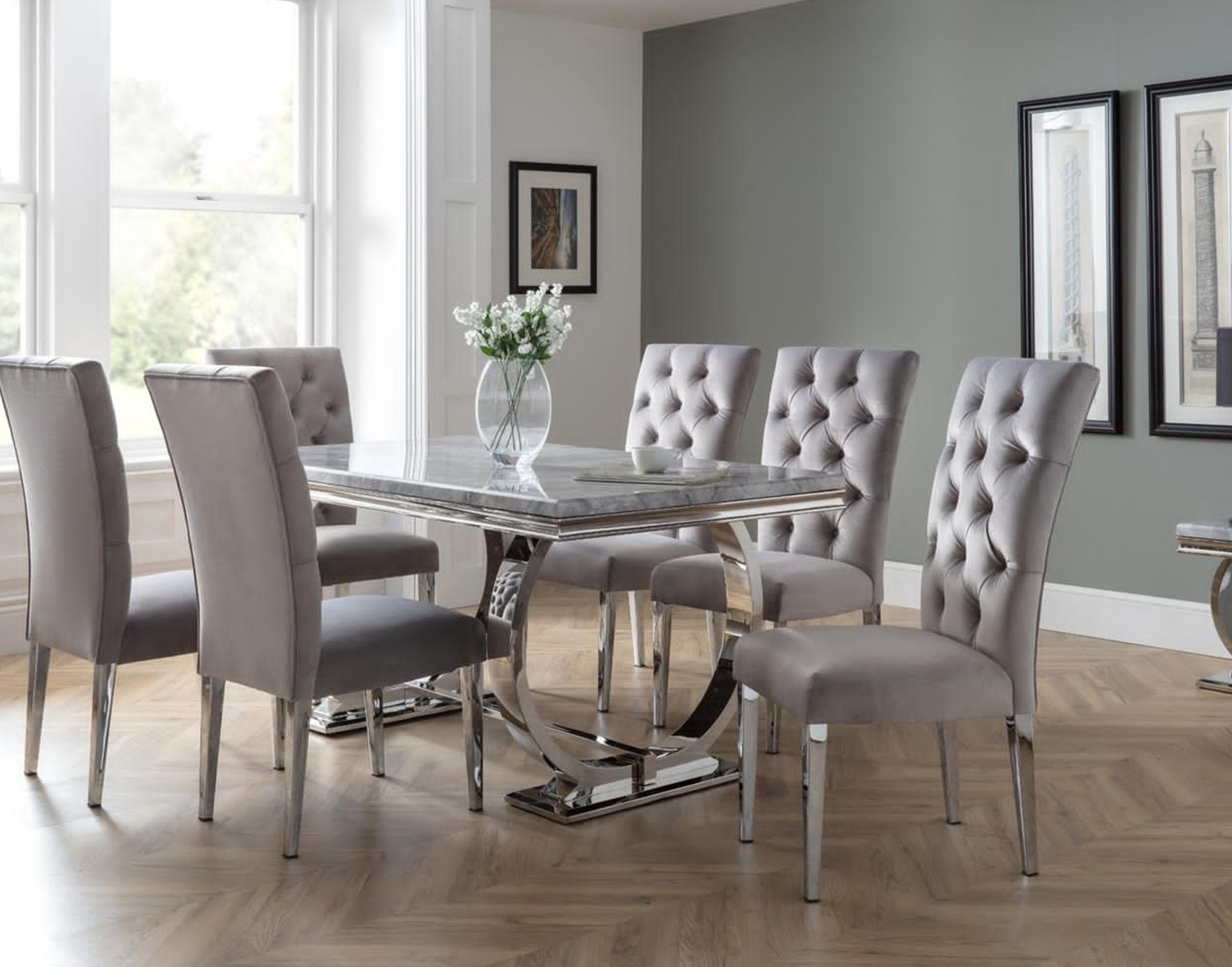 Crystal Chairs For Dining Room Table