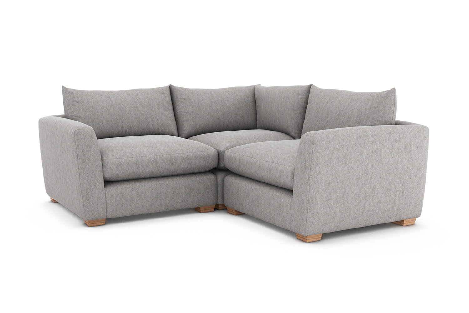 Shallow depth deals corner sofa