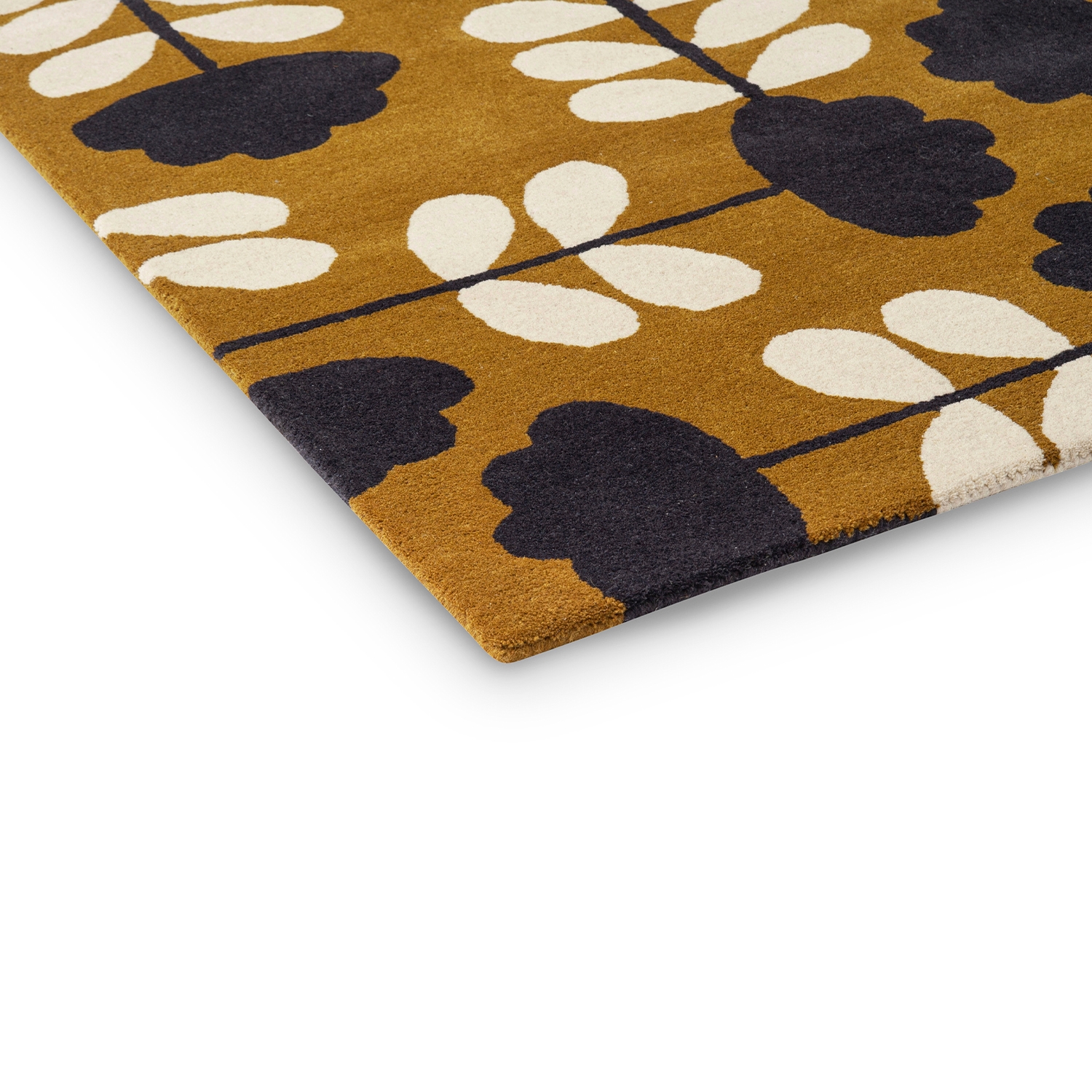 Orla Kiely OR Cut Stem Dijon Rug - Furniture World