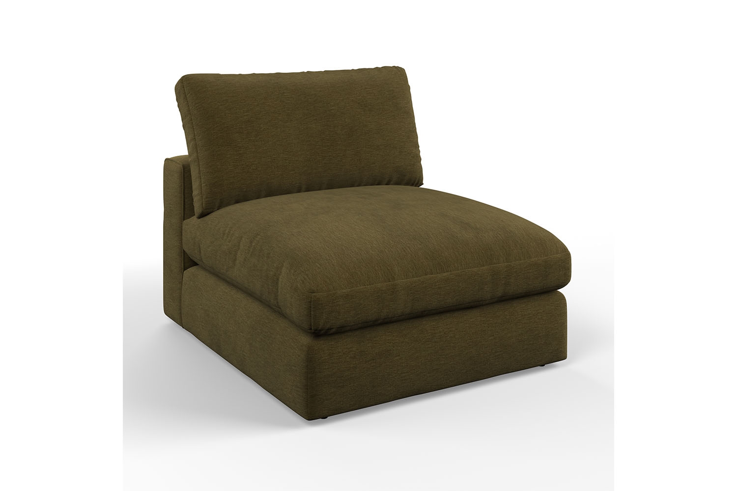 Utopia Small Corner Chaise Sofa In Moss Green Furniture World 1469