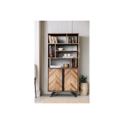 Camden Reclaimed Teak Wood Bookcase Camden Reclaimed Teak Wood Bookcase