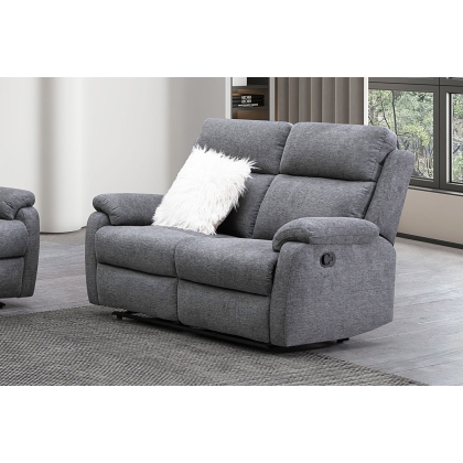 India Fabric 2 Seater Manual Recliner Sofa