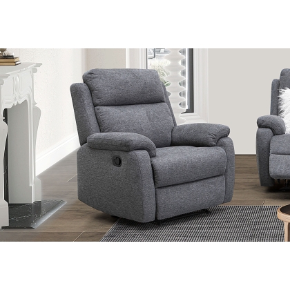 India Fabric Manual Recliner Chair