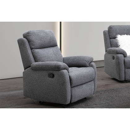 India Fabric Manual Recliner Chair