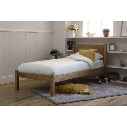 Capri Wooden Pine Slatted Bed Frame Capri Wooden Pine Slatted Bed Frame