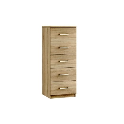 Malena 5 Drawer Narrow Chest of Drawers Malena 5 Drawer Narrow Chest of Drawers