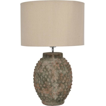 Remus Terracotta Table Lamp with Shade Remus Terracotta Table Lamp with Shade