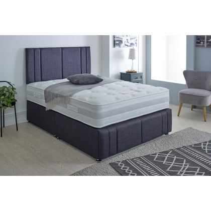 Dura Beds Georgia Divan Bed with FREE York Headboard Dura Beds Georgia Divan Bed with FREE York Headboard