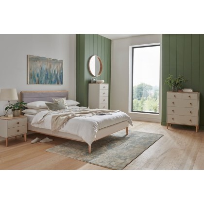 Vida Living Marlow Bedframe in Cashmere Oak and Taupe Vida Living Marlow Bedframe in Cashmere Oak and Taupe