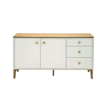 Vida Living Marlow Large Sideboard in Cashmere Oak and Taupe Vida Living Marlow Large Sideboard in Cashmere Oak and Taupe