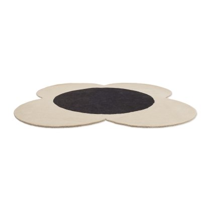 Orla Kiely Flower Spot Ecru/Black Rug Orla Kiely Flower Spot Ecru/Black Rug