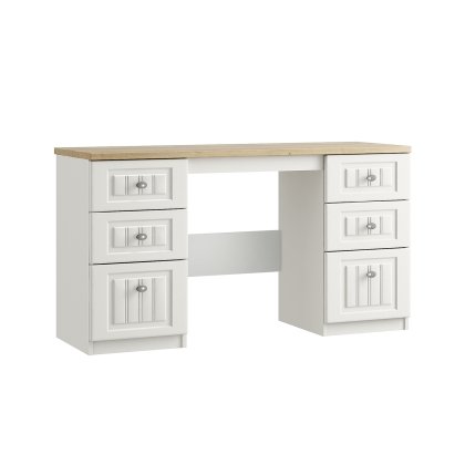 Panorama Double Pedestal Dressing Table Panorama Double Pedestal Dressing Table