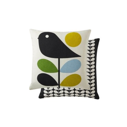 Orla Kiely Early Bird Duck Egg 45x45cm Feather Cushion Orla Kiely Early Bird Duck Egg 45x45cm Feather Cushion