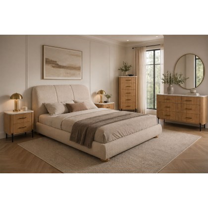Reed Chunky Boucle Bedframe Reed Chunky Boucle Bedframe