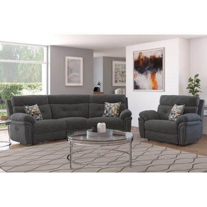 La-Z-Boy Baxter 3 Seater Curved Recliner Sofa La-Z-Boy Baxter 3 Seater Curved Recliner Sofa