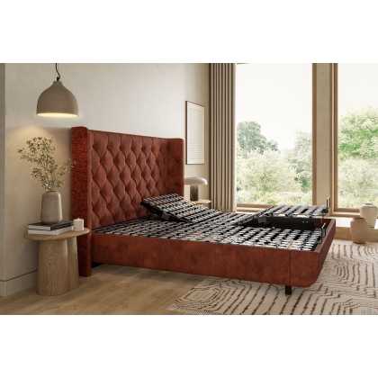 TEMPUR® Arc Adjustable Disc Bed Frame with Luxury Headboard