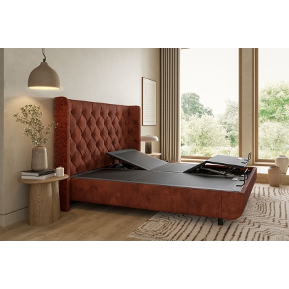 TEMPUR® Arc Ergo Smart Base Bed Frame with Luxury Headboard