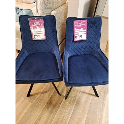 Brooke Blue Dining Chairs
