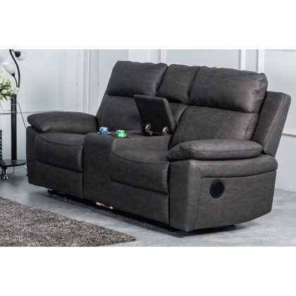 Series 5 Hunter Smart 2 Seater Power Recliner Sofa with Console