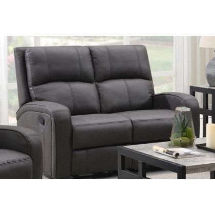 Silva Soft Touch Fabric Recliner 2 Seater Sofa