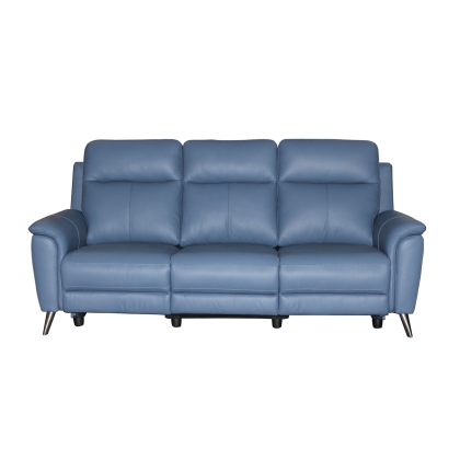 Miami Leather 3 Seater Power Recliner Sofa