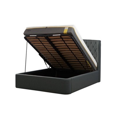 TEMPUR® Holcot Ottoman Bed Base in Shetland Slate TEMPUR® Holcot Ottoman Bed Base in Shetland Slate