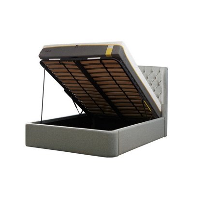 TEMPUR® Holcot Ottoman Bed Base in Shetland Mercury TEMPUR® Holcot Ottoman Bed Base in Shetland Mercury