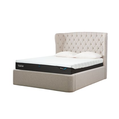 TEMPUR® Holcot Ottoman Bed Base in Shetland Pebble TEMPUR® Holcot Ottoman Bed Base in Shetland Pebble