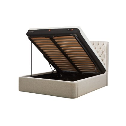 TEMPUR® Holcot Ottoman Bed Base in Shetland Pebble TEMPUR® Holcot Ottoman Bed Base in Shetland Pebble