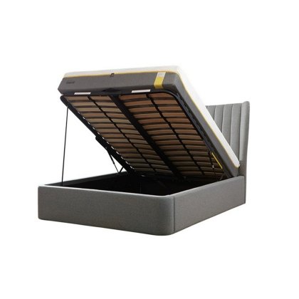 TEMPUR® Horton Ottoman Bed Base in Shetland Mercury TEMPUR® Horton Ottoman Bed Base in Shetland Mercury