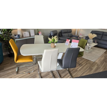 Liberty Extending Table and 6 India Chairs