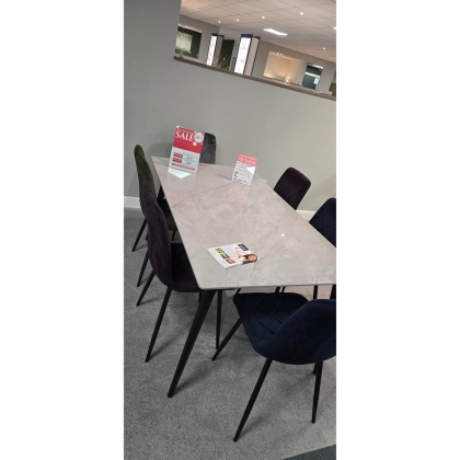 Indy 1.6m Dining Table and 6 Chairs