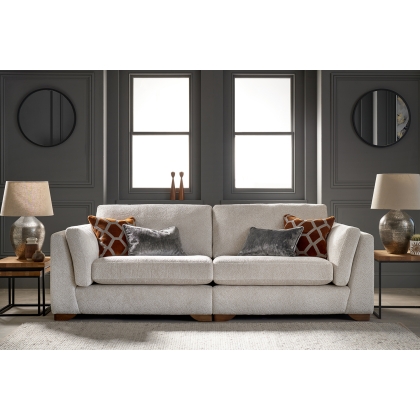 Milton Upholstered 4 Seater Split Sofa