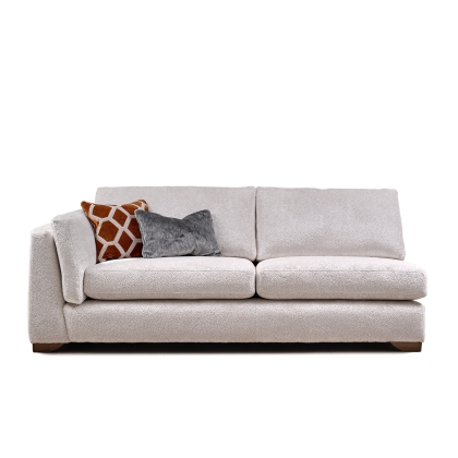 Milton Upholstered 4 Seater Modular Sofa End Unit