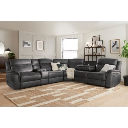 Series 4 - Ultimate Smart Tech Large 5 Seater L Shape Corner Sofa Series 4 - Ultimate Smart Tech Large 5 Seater L Shape Corner Sofa