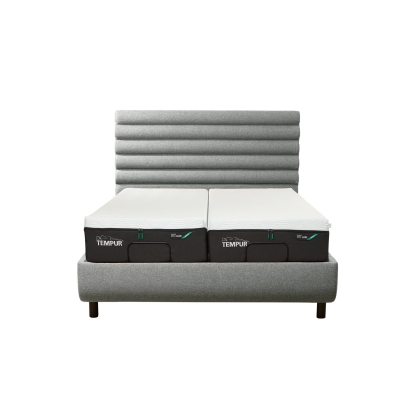 TEMPUR® Arc Disc Bed Ottoman Bed Frame with Vectra Headboard