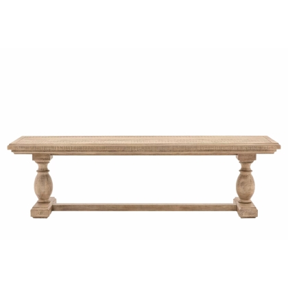 Gallery Direct Vancouver Rustic Pine Dining Bench