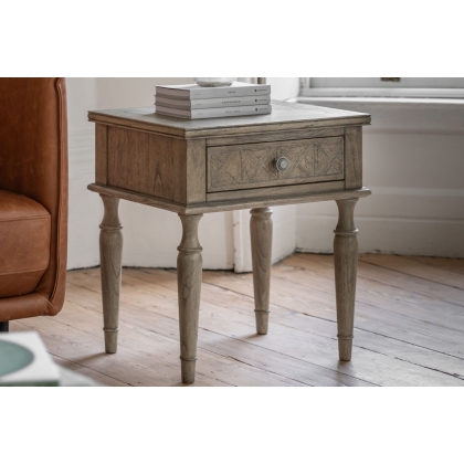 Gallery Direct Mustique French Colonial Bedside Side Table