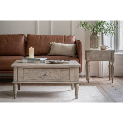 Gallery Direct Mustique French Colonial Bedside Side Table