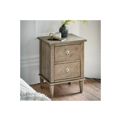 Gallery Direct Mustique French Colonial Bedside Table Gallery Direct Mustique French Colonial Bedside Table