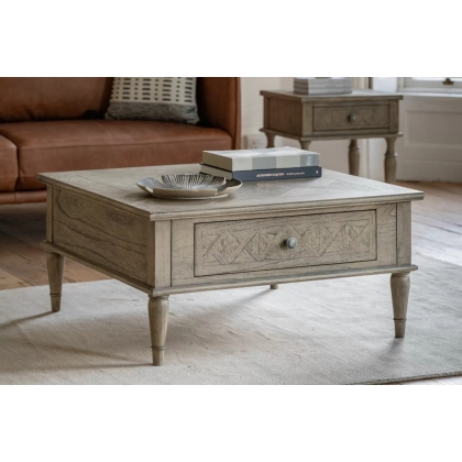 Gallery Direct Mustique French Colonial 2 Drawer Coffee Table